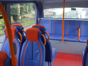 Stagecoach Evoc Blue & Orange Rear